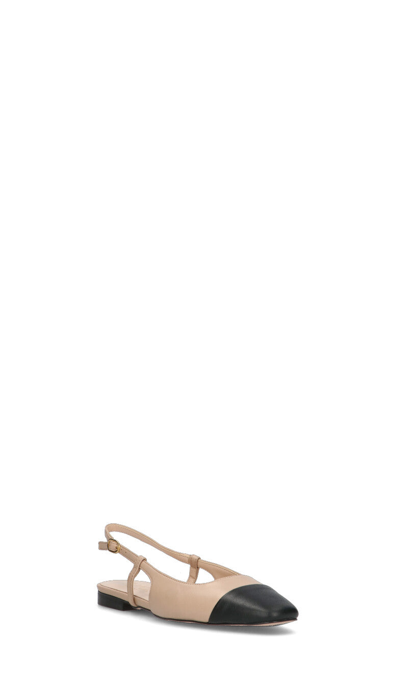 PHIL MELVIS Slingback donna nude in pelle