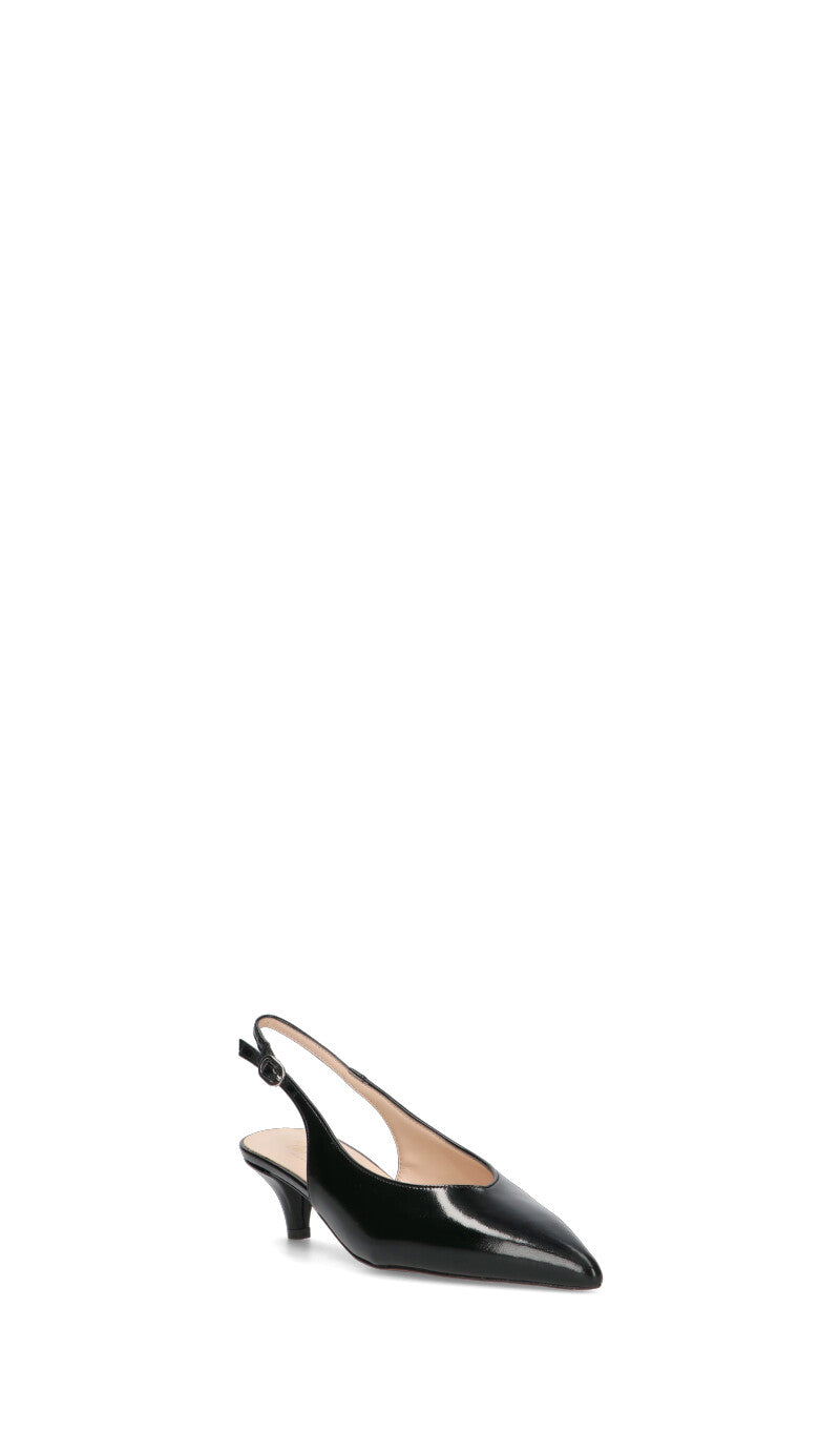 PHIL MELVIS Slingback donna nera in pelle