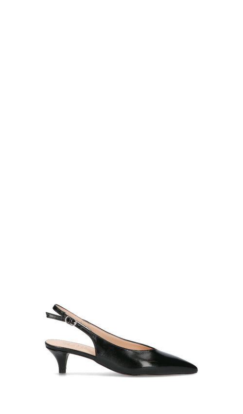 PHIL MELVIS Slingback donna nera in pelle