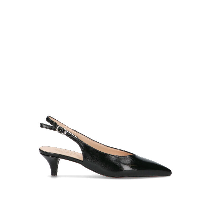 PHIL MELVIS Slingback donna nera in pelle