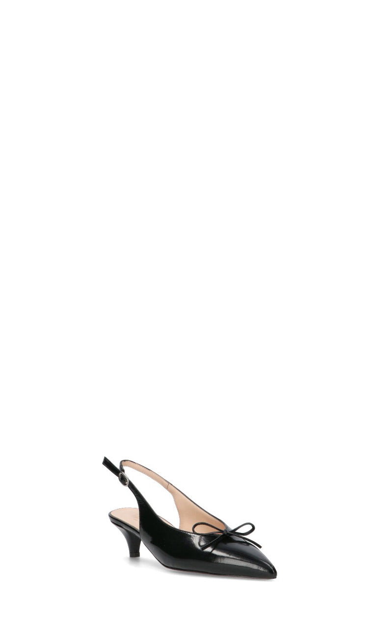 PHIL MELVIS Slingback donna nera in pelle