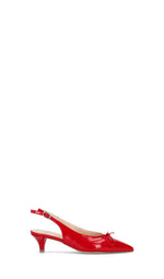 PHIL MELVIS Slingback donna rossa in pelle