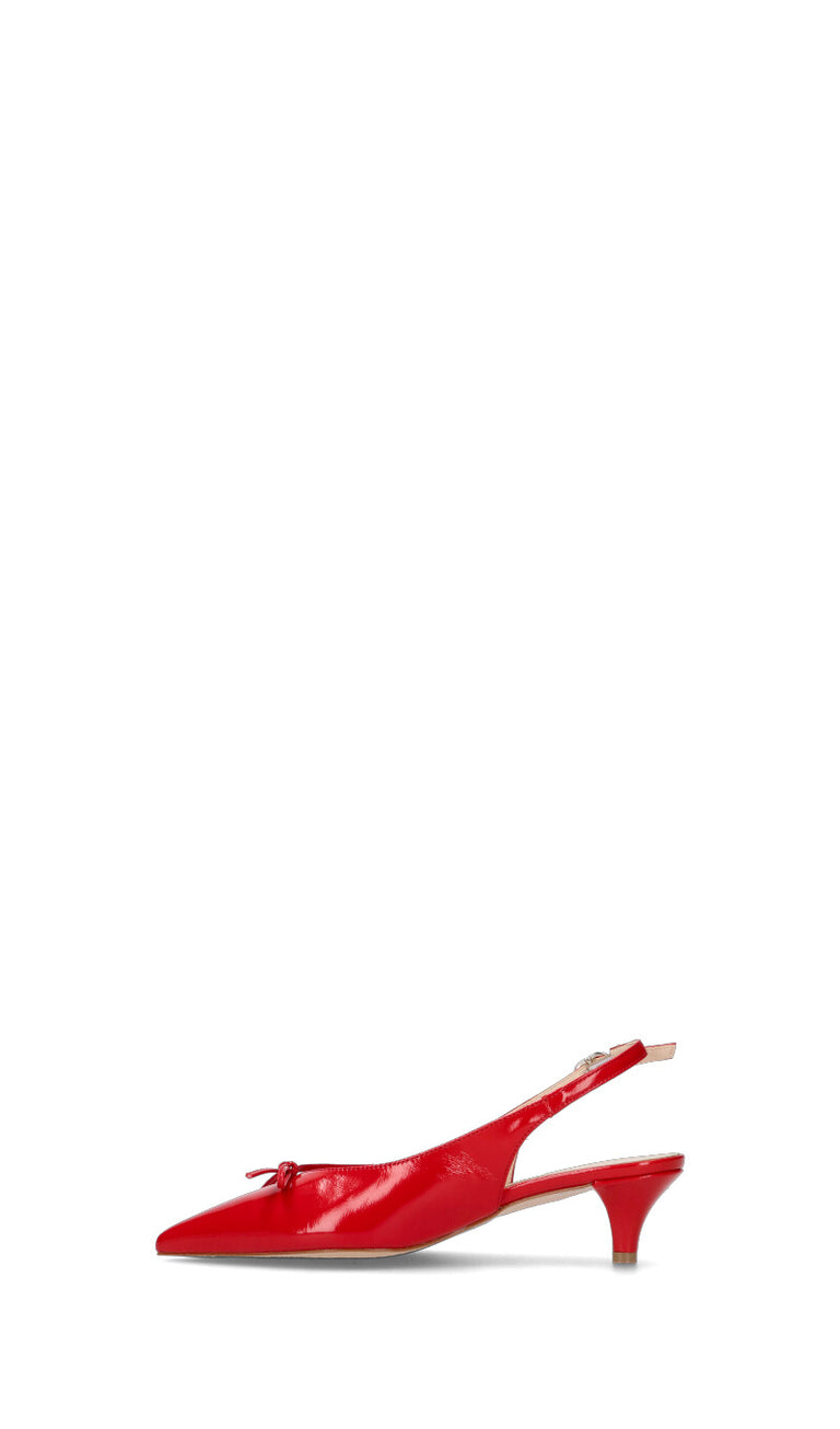 PHIL MELVIS Slingback donna rossa in pelle