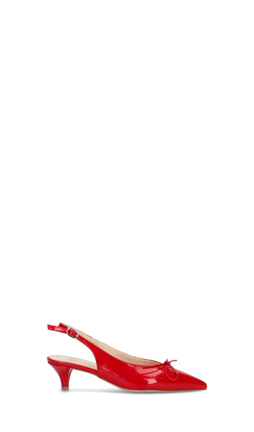 PHIL MELVIS Slingback donna rossa in pelle