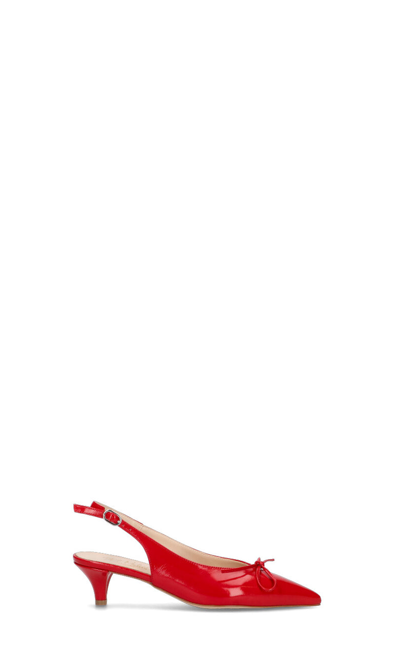 PHIL MELVIS Slingback donna rossa in pelle