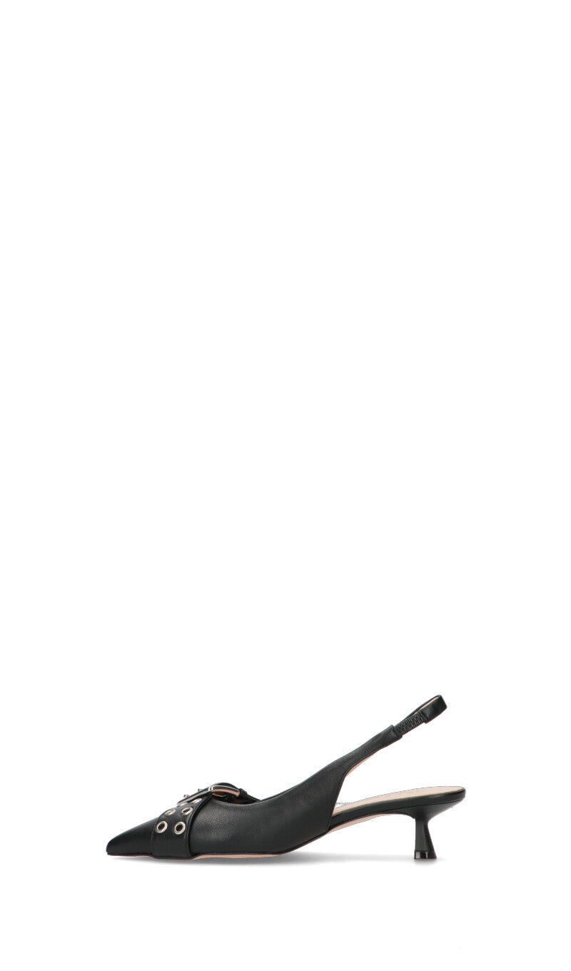 PHIL MELVIS Slingback donna nera in pelle
