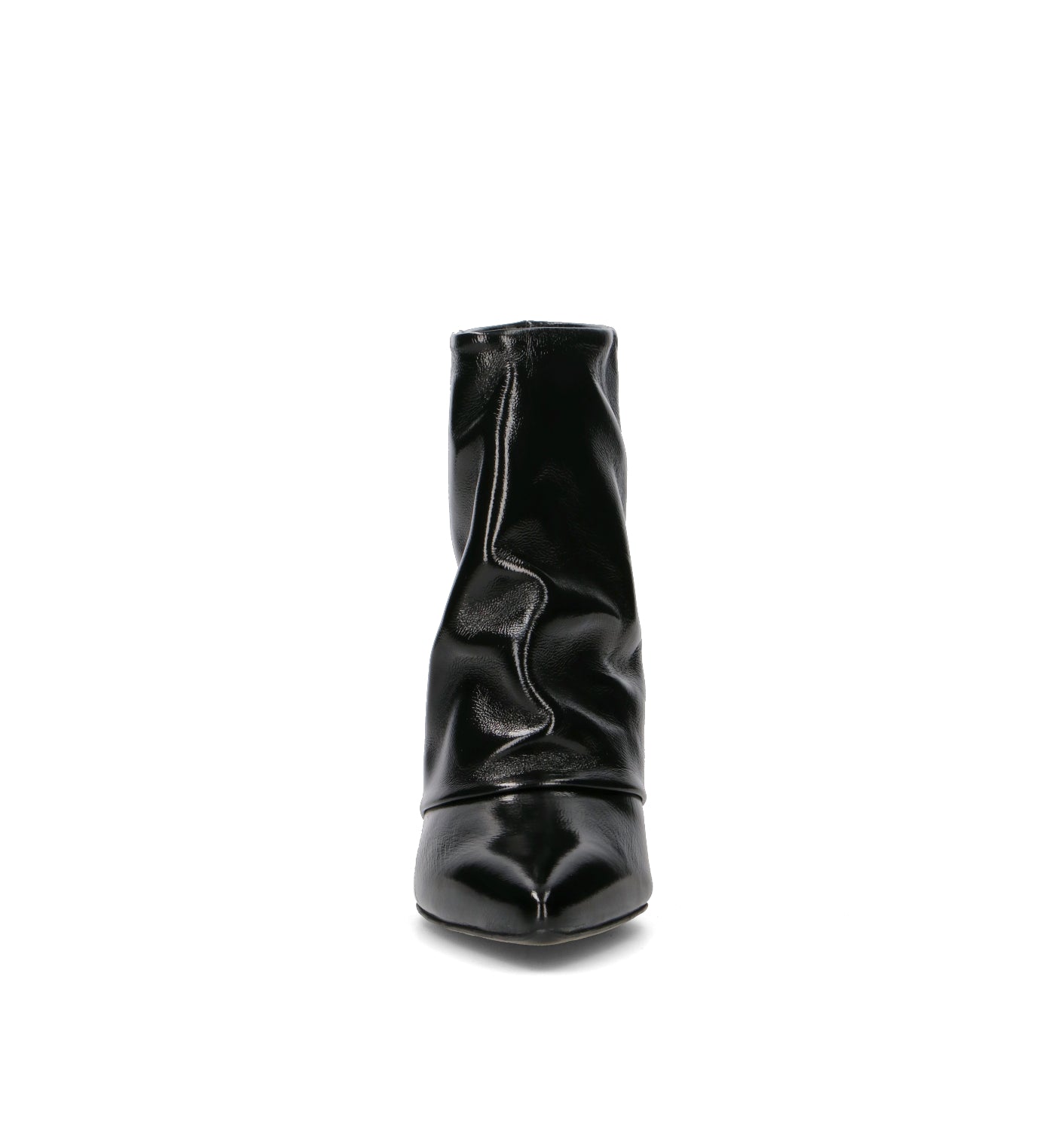 PHIL MELVIS Tronchetto donna nero in pelle