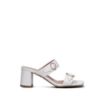 PHIL MELVIS Sandalo donna bianco in pelle