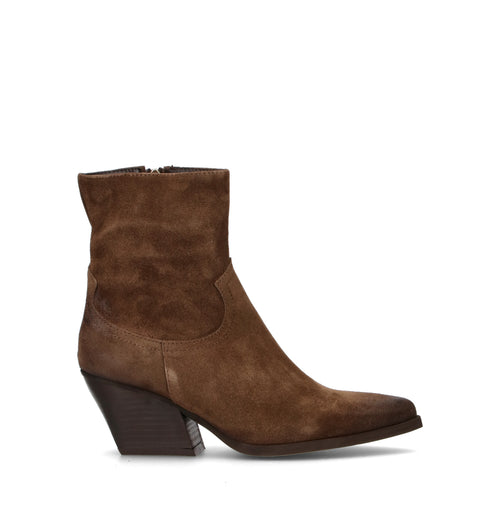 PHIL MELVIS Tronchetto donna marrone in suede