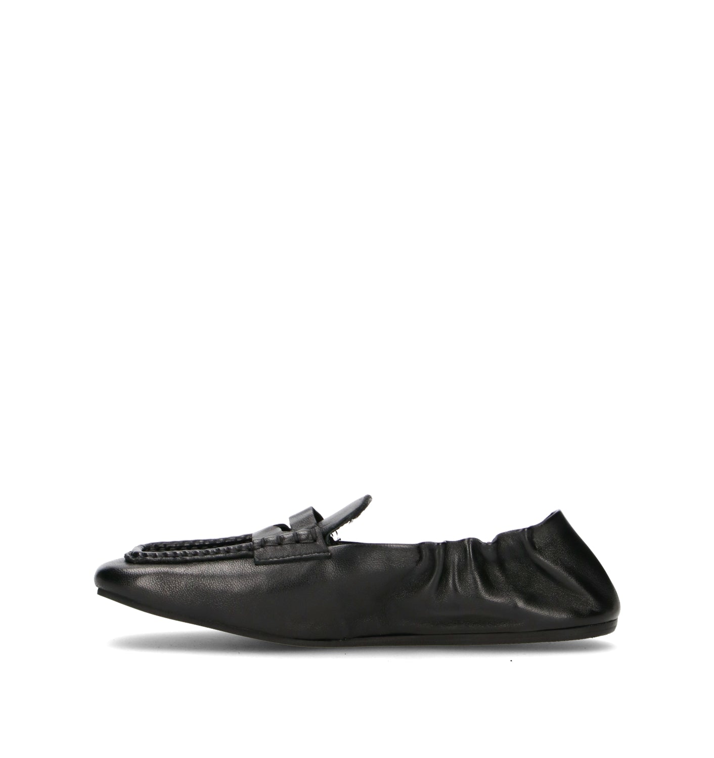 PHIL MELVIS Mocassino donna nero in pelle