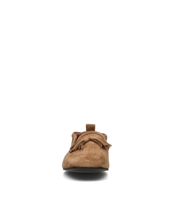 PHIL MELVIS Mocassino donna sabbia in suede