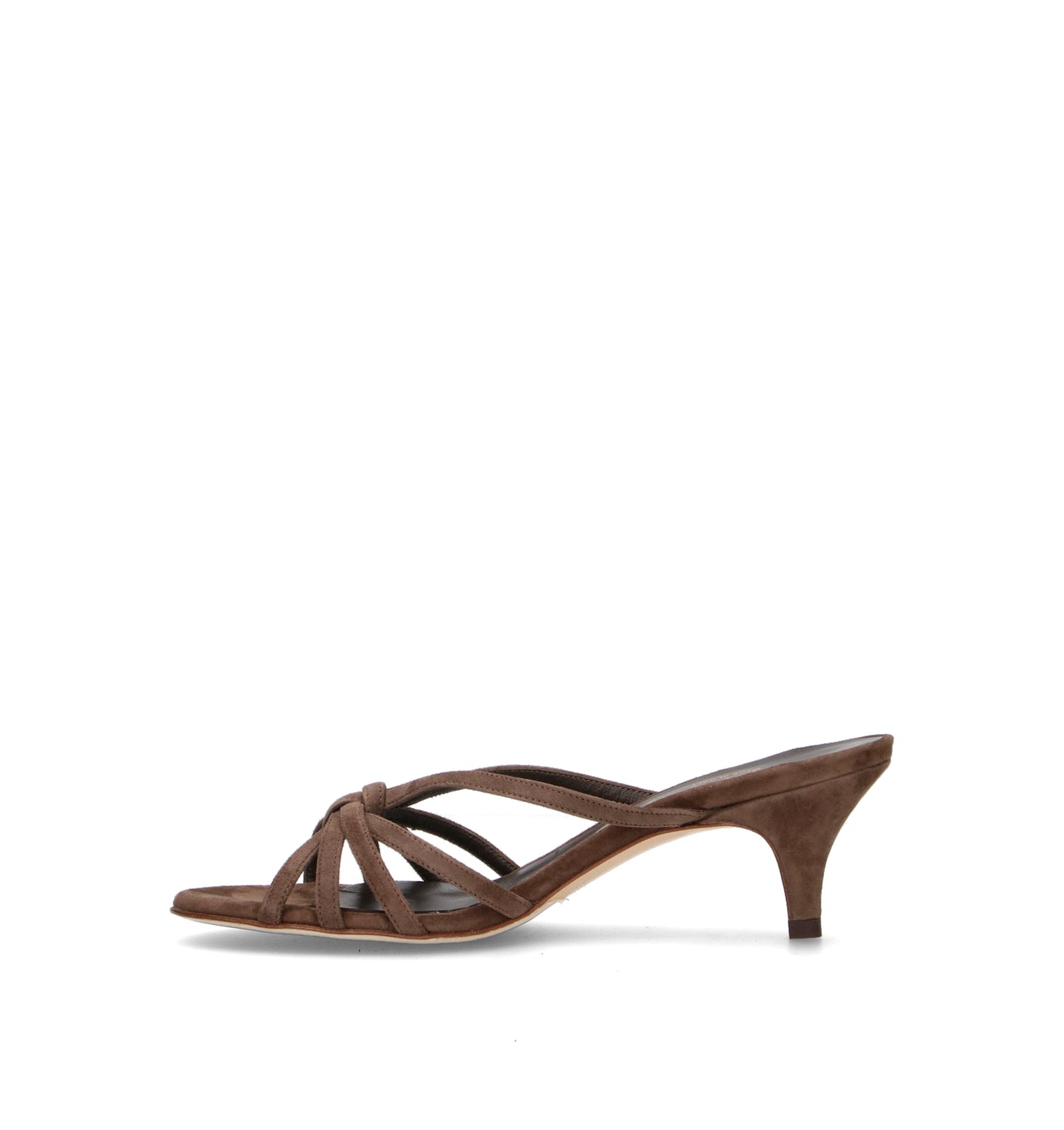 PHIL MELVIS Sandalo donna testa di moro in suede