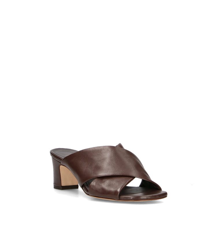 PHIL MELVIS Sandalo donna marrone in pelle