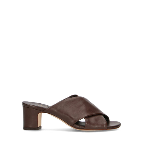PHIL MELVIS Sandalo donna marrone in pelle