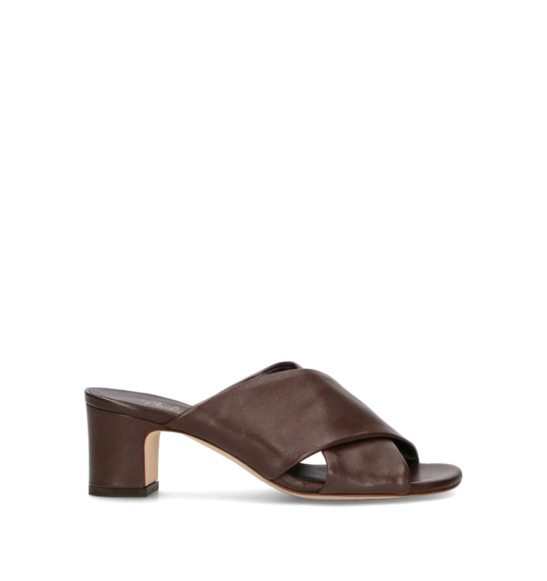 PHIL MELVIS Sandalo donna marrone in pelle