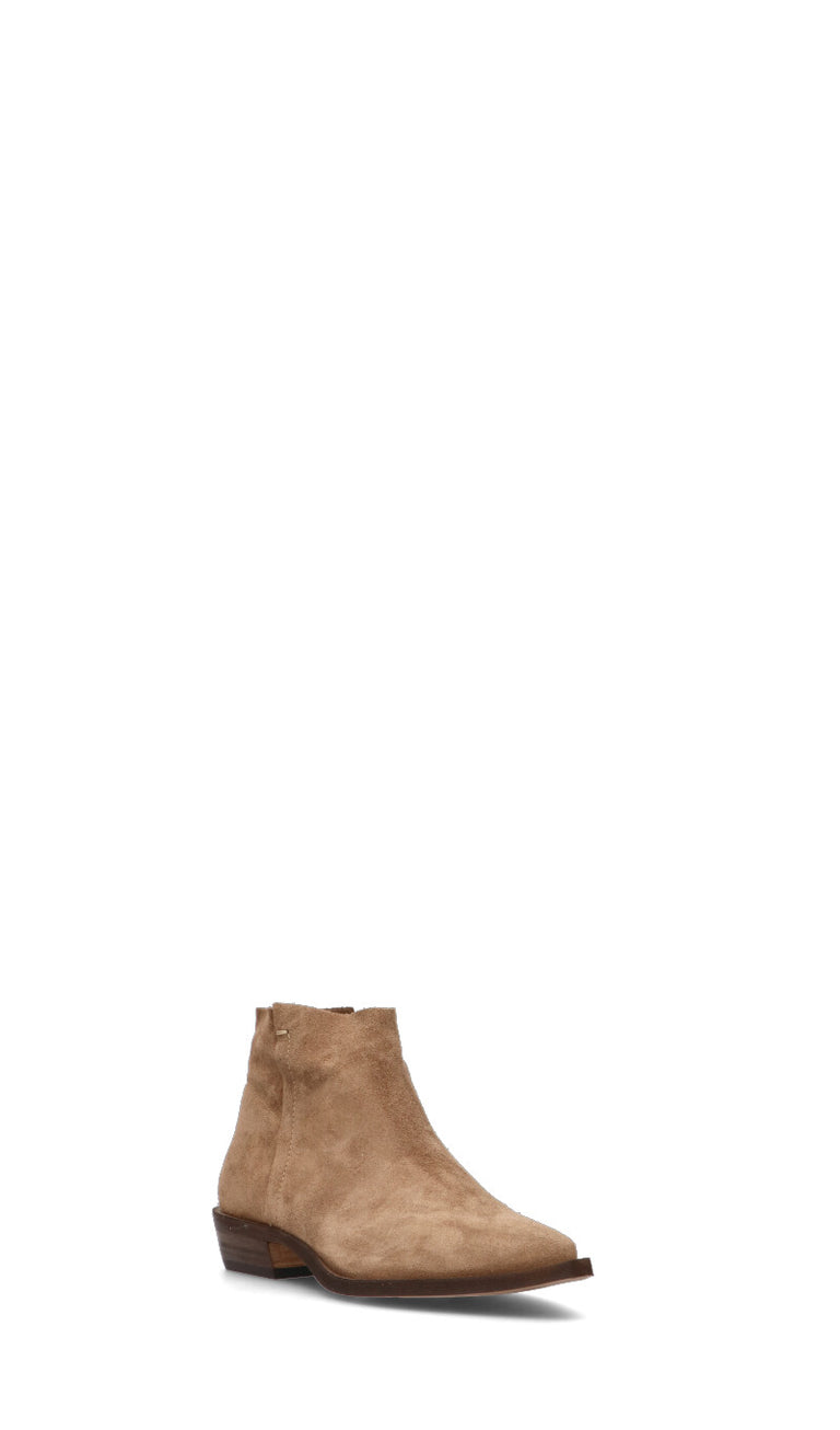 PHIL MELVIS Tronchetto donna cammello in suede