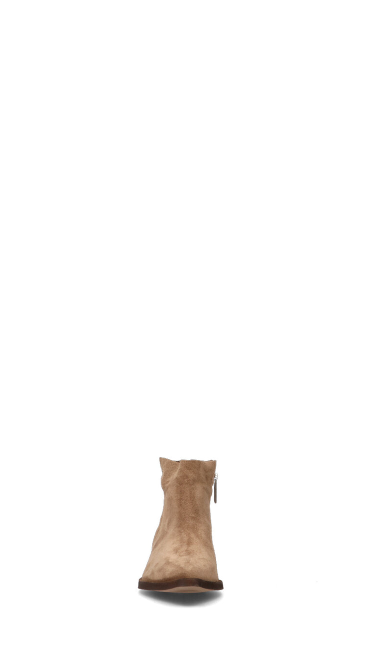 PHIL MELVIS Tronchetto donna cammello in suede