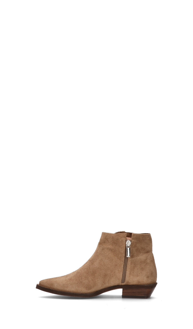 PHIL MELVIS Tronchetto donna cammello in suede