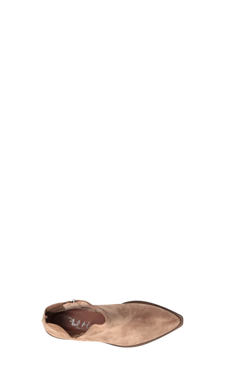PHIL MELVIS Tronchetto donna cammello in suede