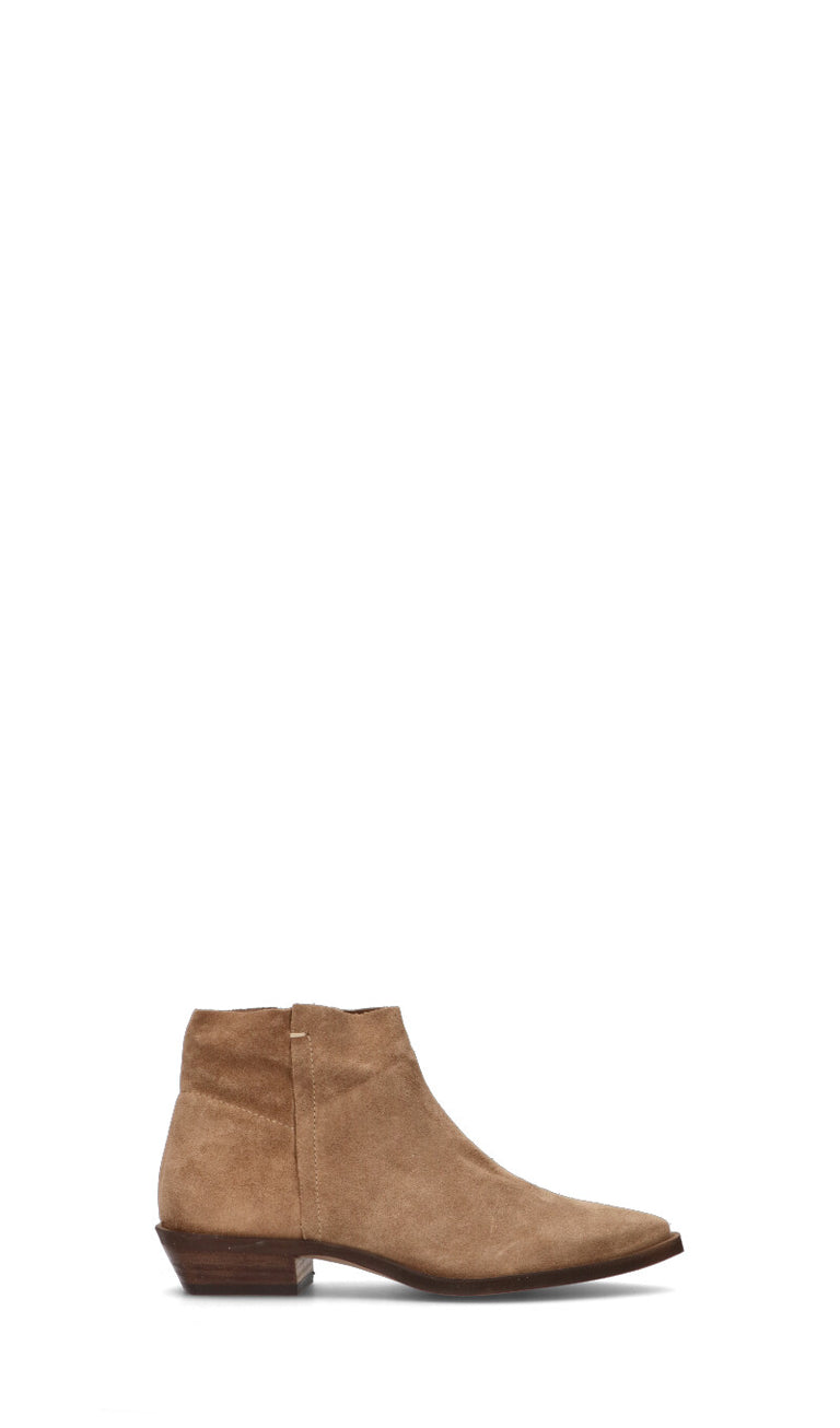 PHIL MELVIS Tronchetto donna cammello in suede