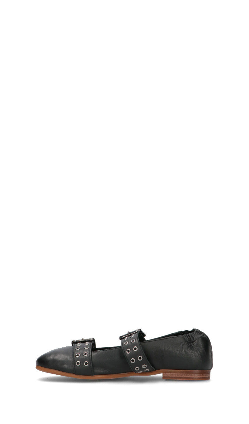 GRAFIA Ballerina donna nera in pelle