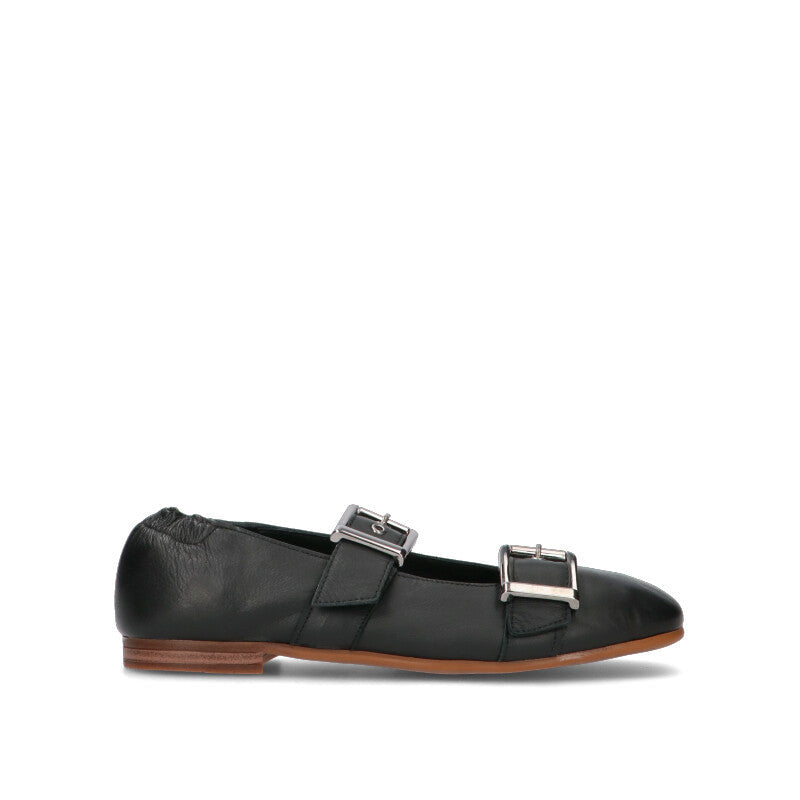 GRAFIA Ballerina donna nera in pelle