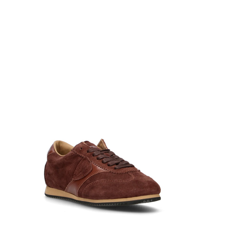 PHILIPPE MODEL Sneaker donna marrone in suede