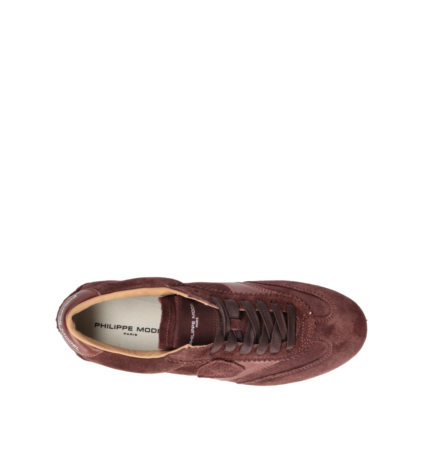 PHILIPPE MODEL Sneaker donna marrone in suede