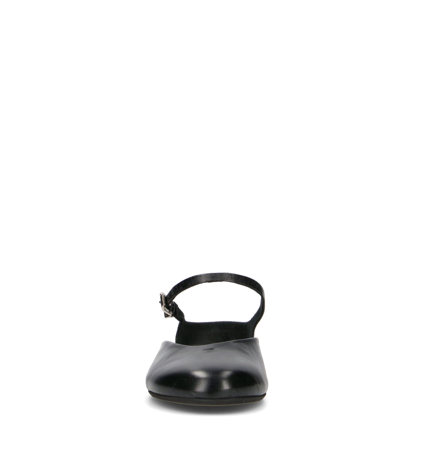 POEVE Ballerina donna nera in pelle