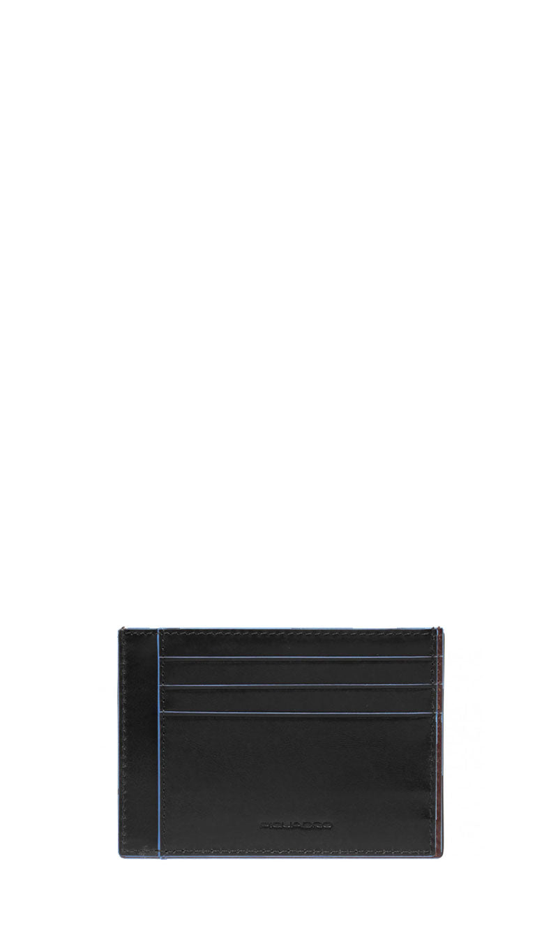 PIQUADRO Porta carta di credito nero