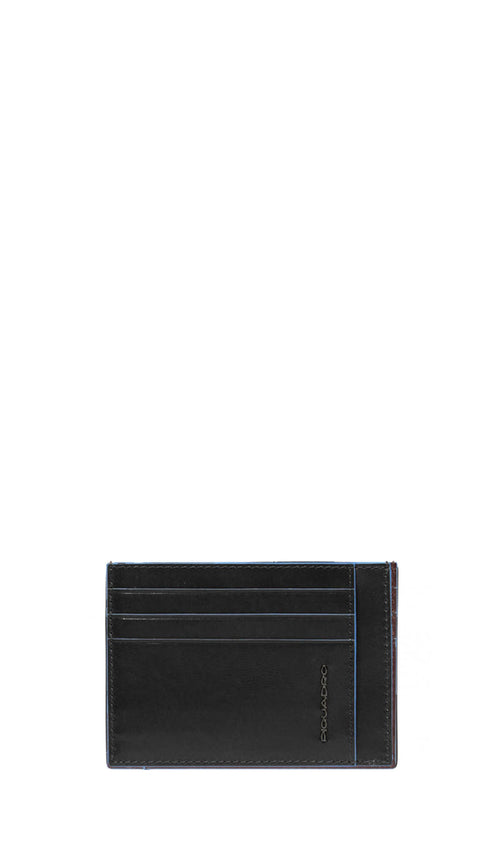 PIQUADRO Porta carta di credito nero