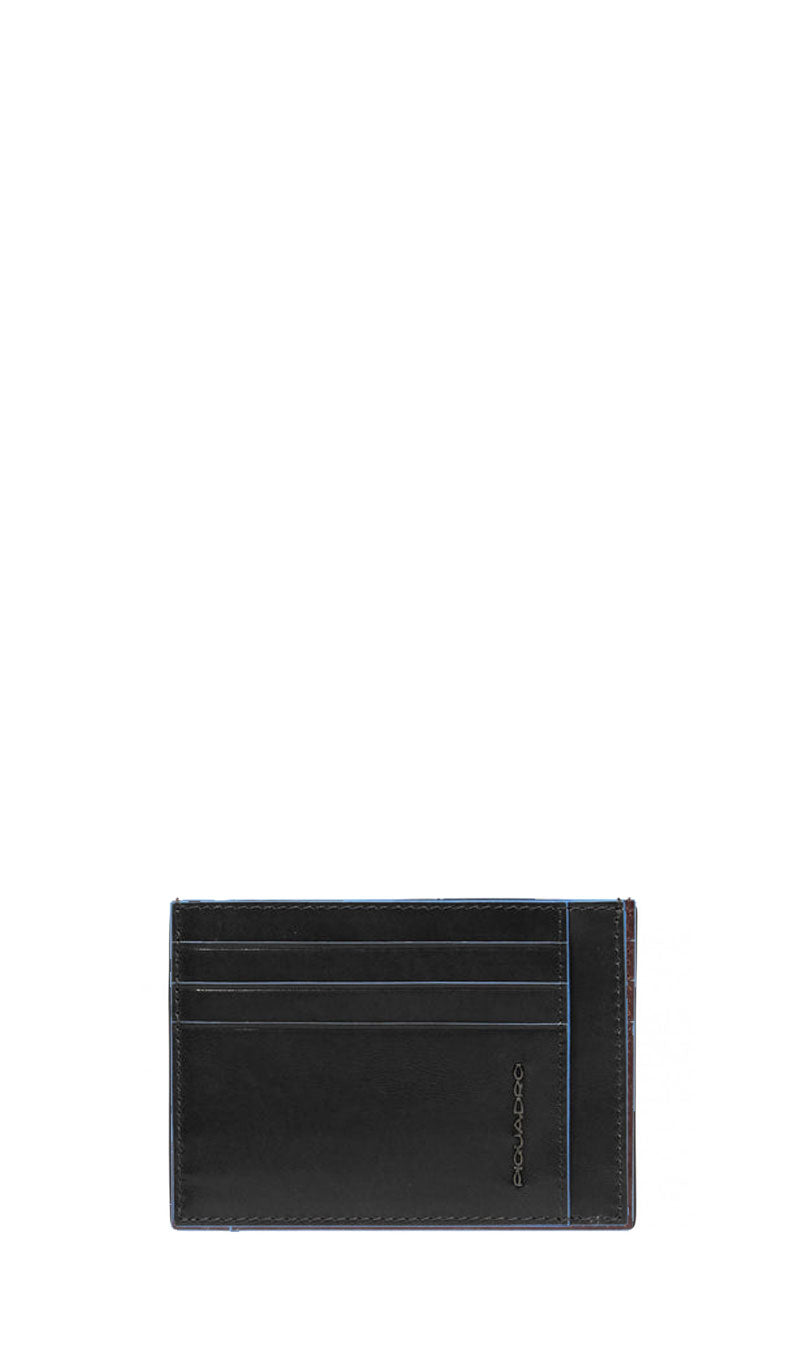 PIQUADRO Porta carta di credito nero