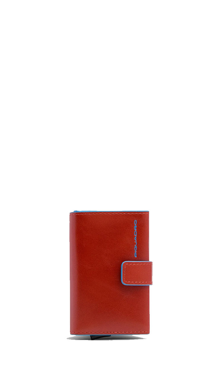 PIQUADRO Porta carta di credito cuoio