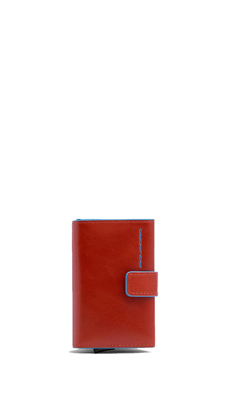 PIQUADRO Porta carta di credito cuoio
