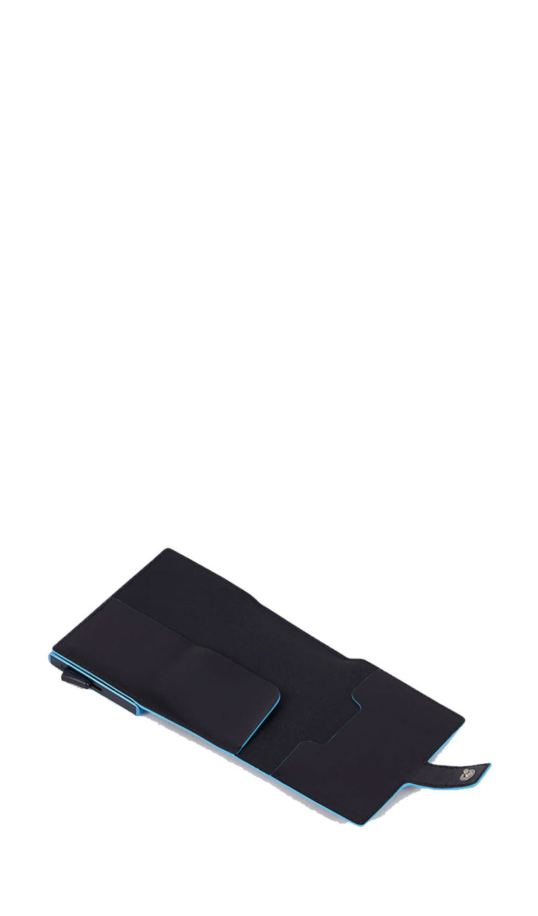 PIQUADRO Porta carta di credito nero