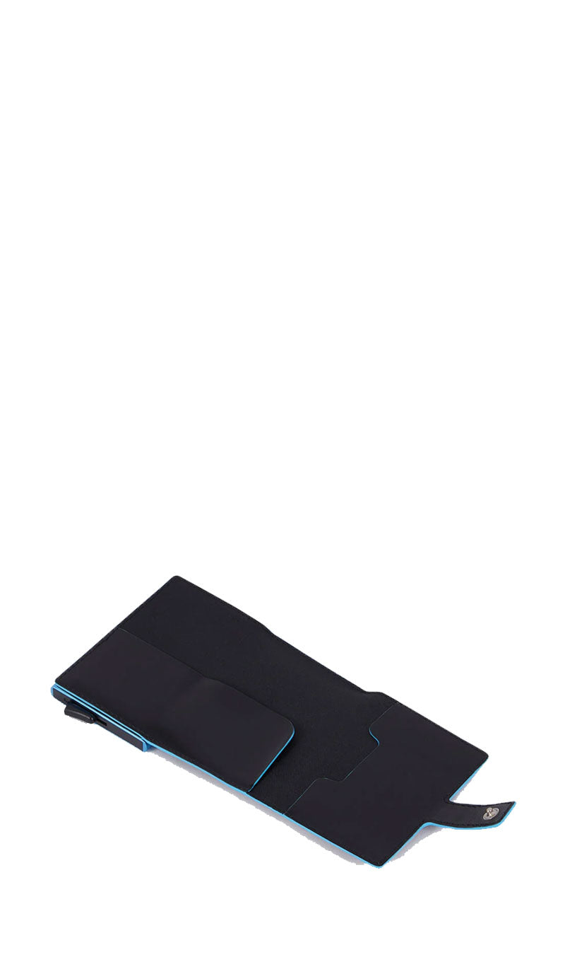 PIQUADRO Porta carta di credito nero