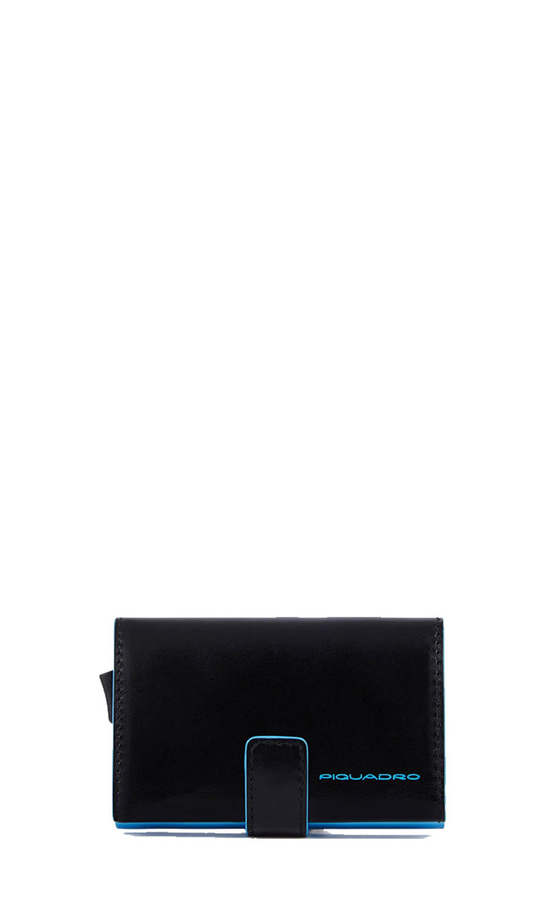 PIQUADRO Porta carta di credito nero