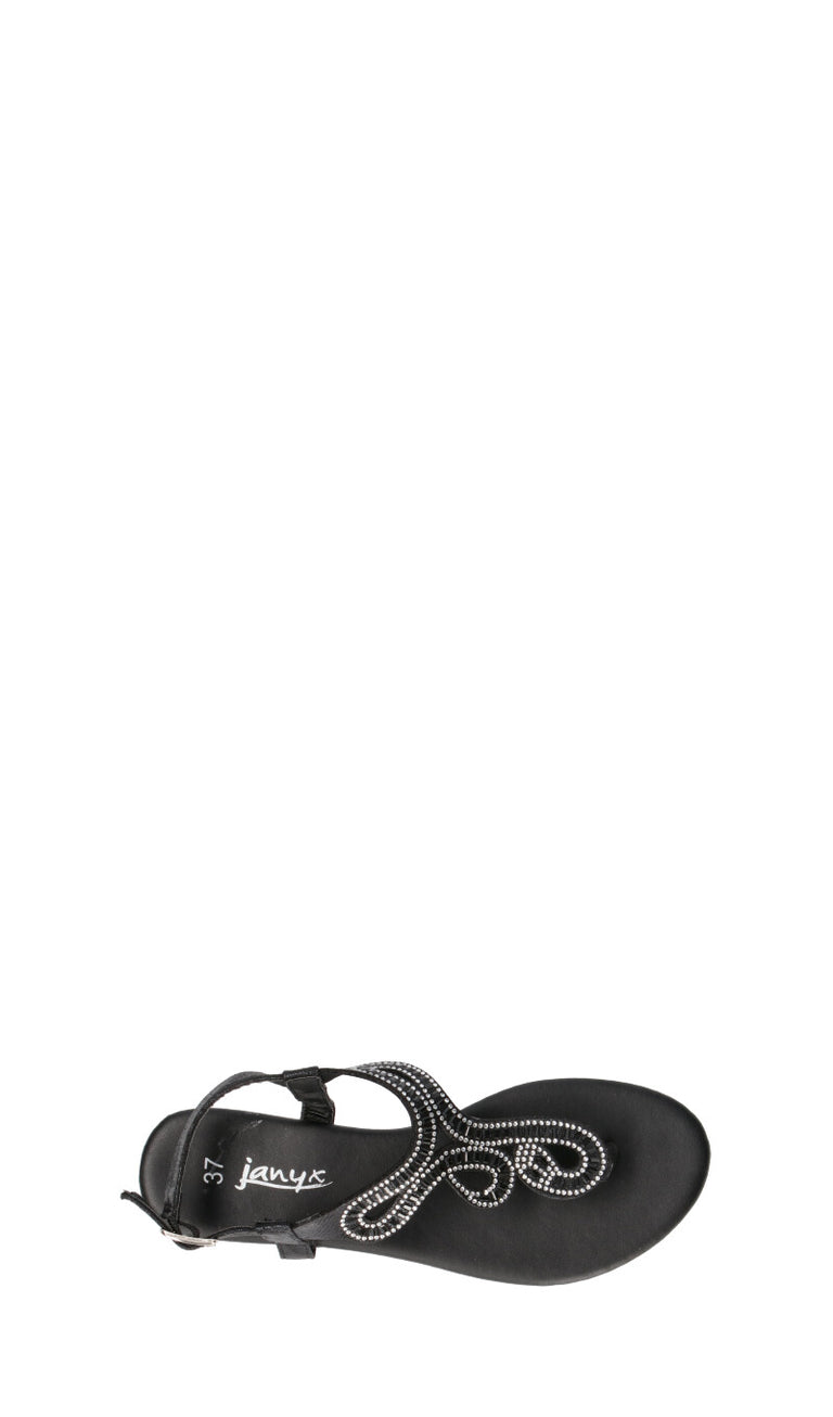 HOSIS Sandalo donna nero