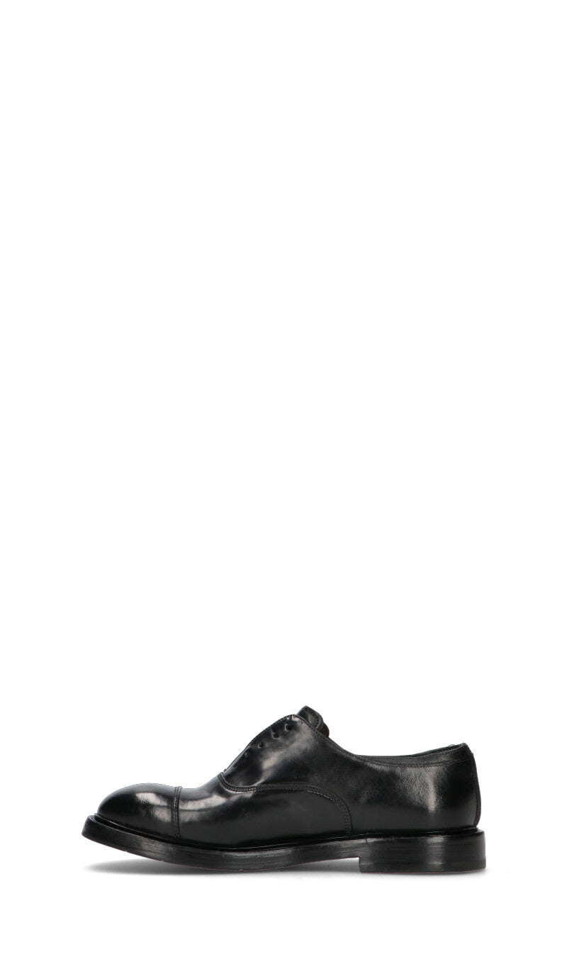 PREMIATA Stringata uomo nera in pelle