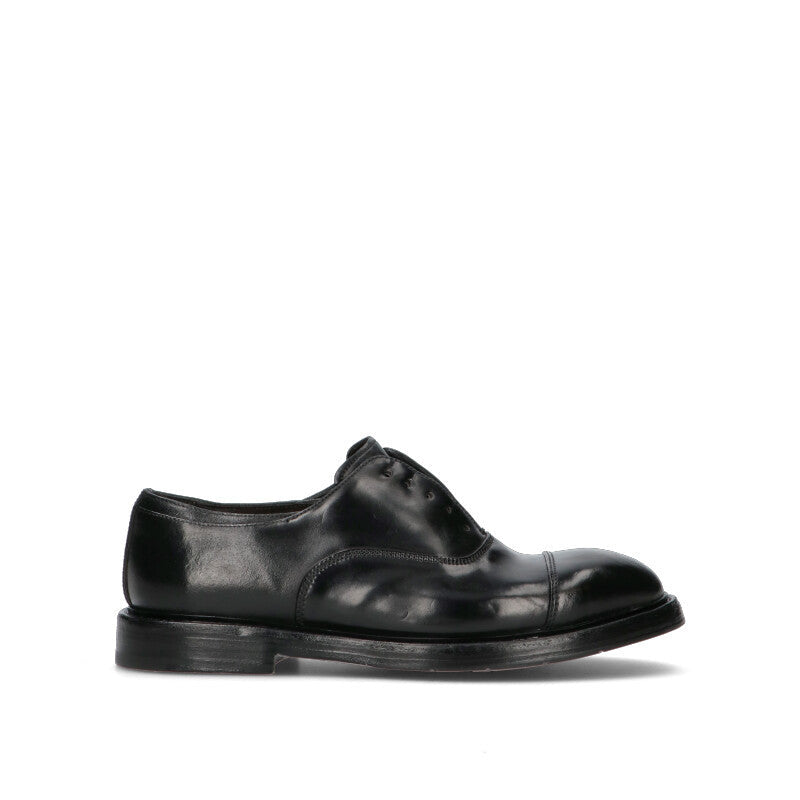 PREMIATA Stringata uomo nera in pelle