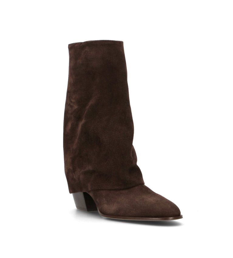 SERGIO LEVANTESI Tronchetto donna marrone in suede