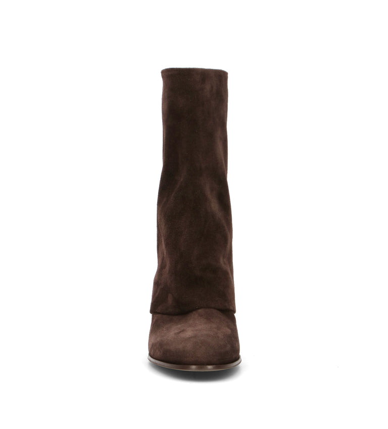 SERGIO LEVANTESI Tronchetto donna marrone in suede