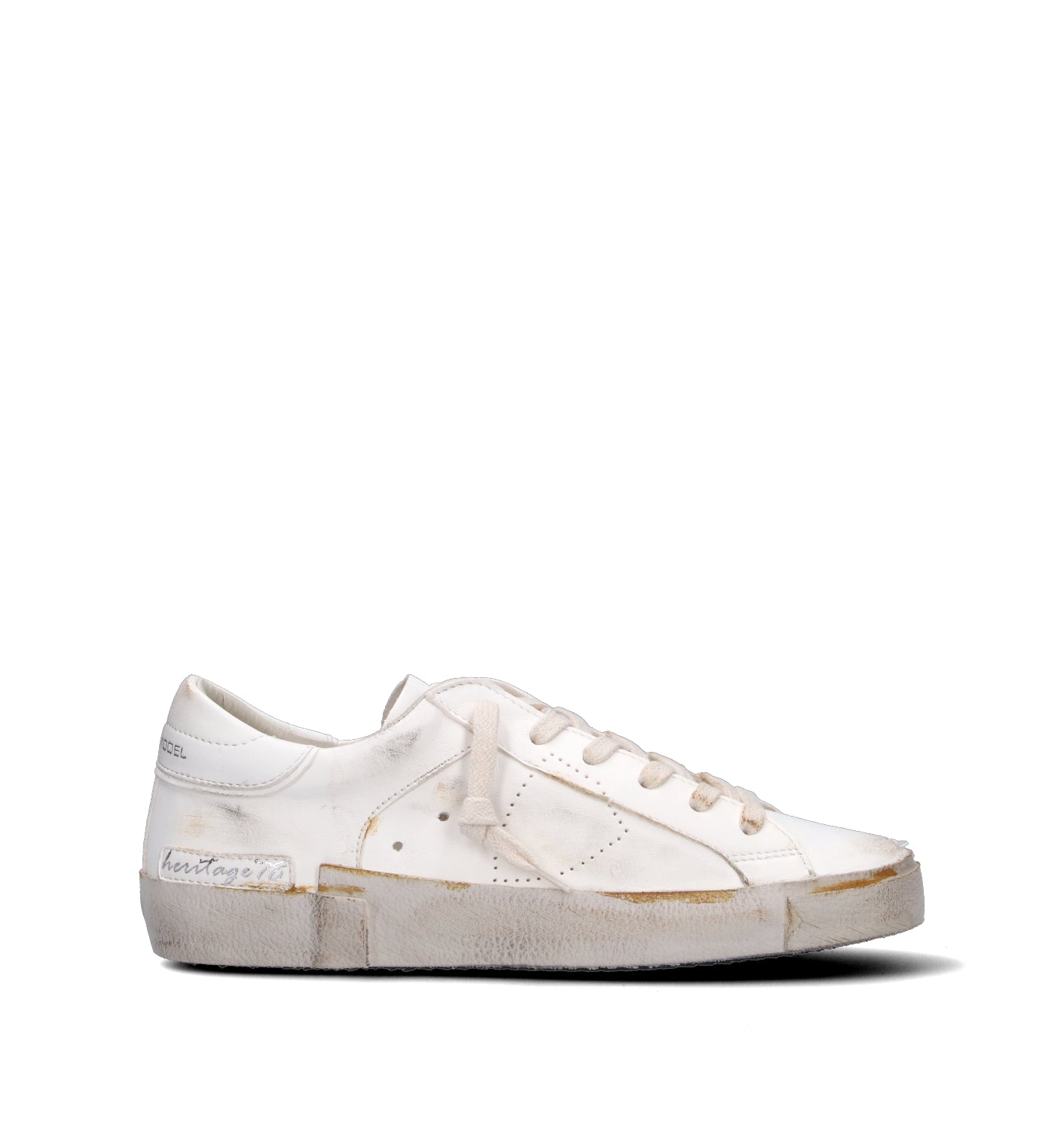PHILIPPE MODEL Sneaker donna bianca in pelle