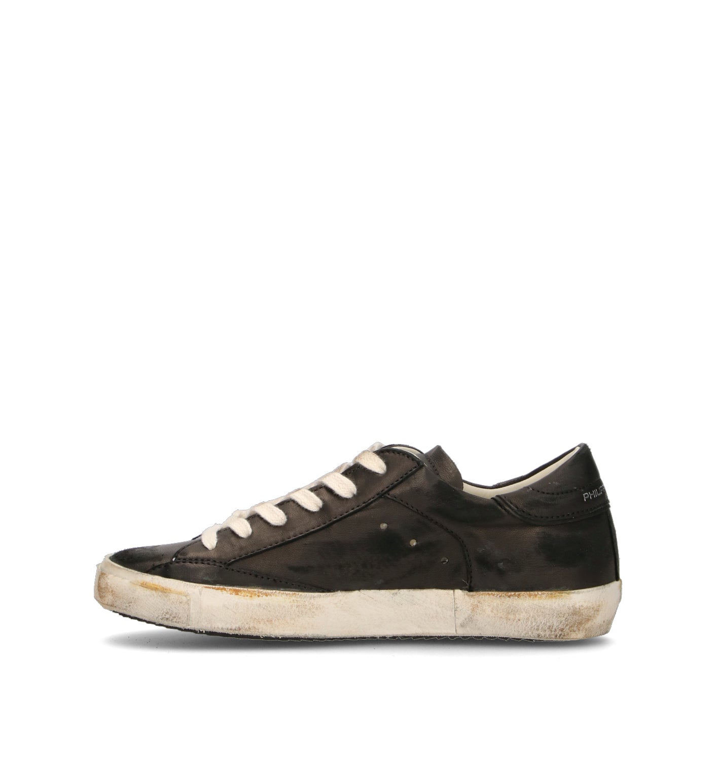 PHILIPPE MODEL Sneaker donna nera in pelle