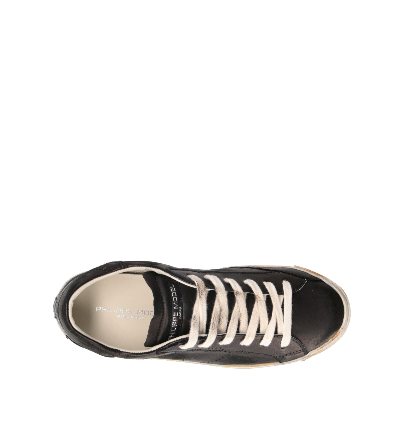 PHILIPPE MODEL Sneaker donna nera in pelle