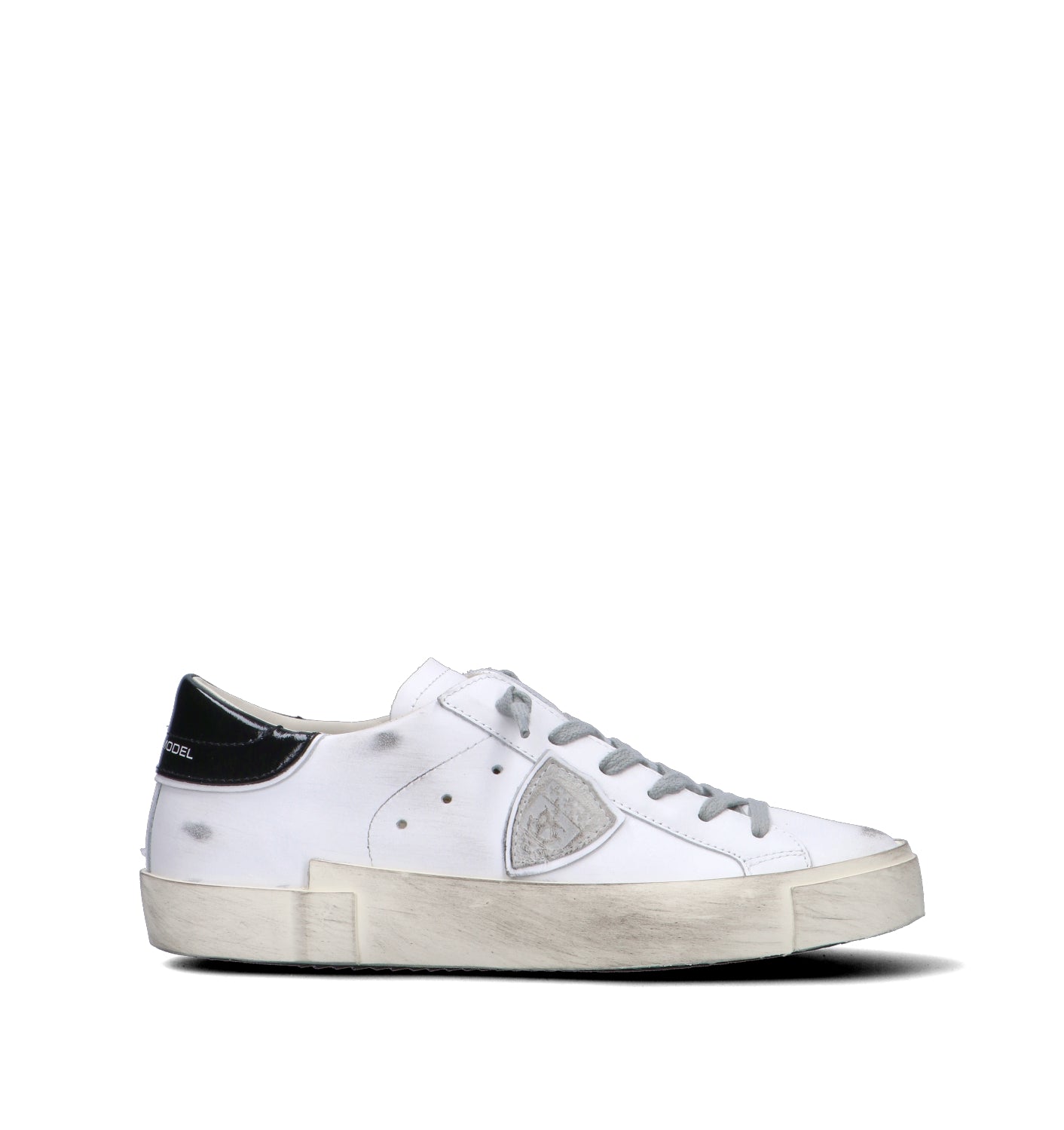 PHILIPPE MODEL Sneaker donna bianca in pelle