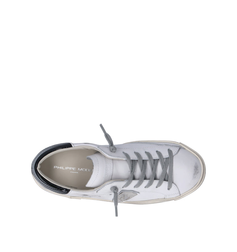 PHILIPPE MODEL Sneaker donna bianca in pelle