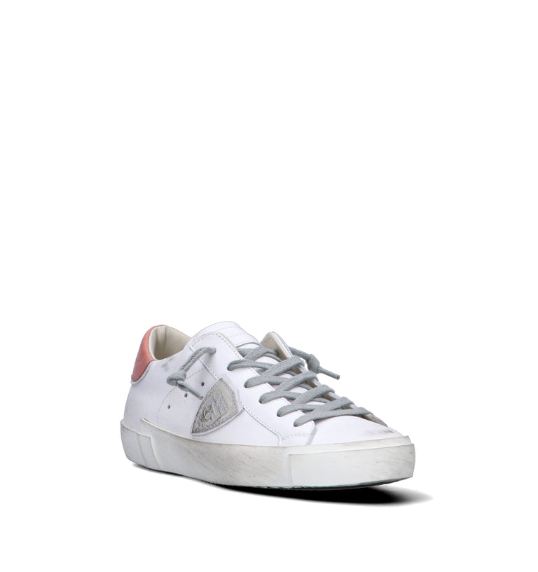 PHILIPPE MODEL Sneaker donna bianca in pelle