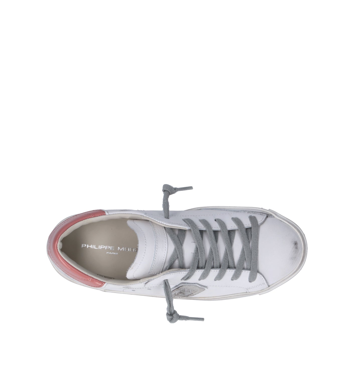 PHILIPPE MODEL Sneaker donna bianca in pelle