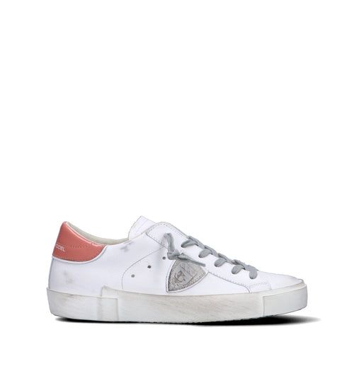 PHILIPPE MODEL Sneaker donna bianca in pelle